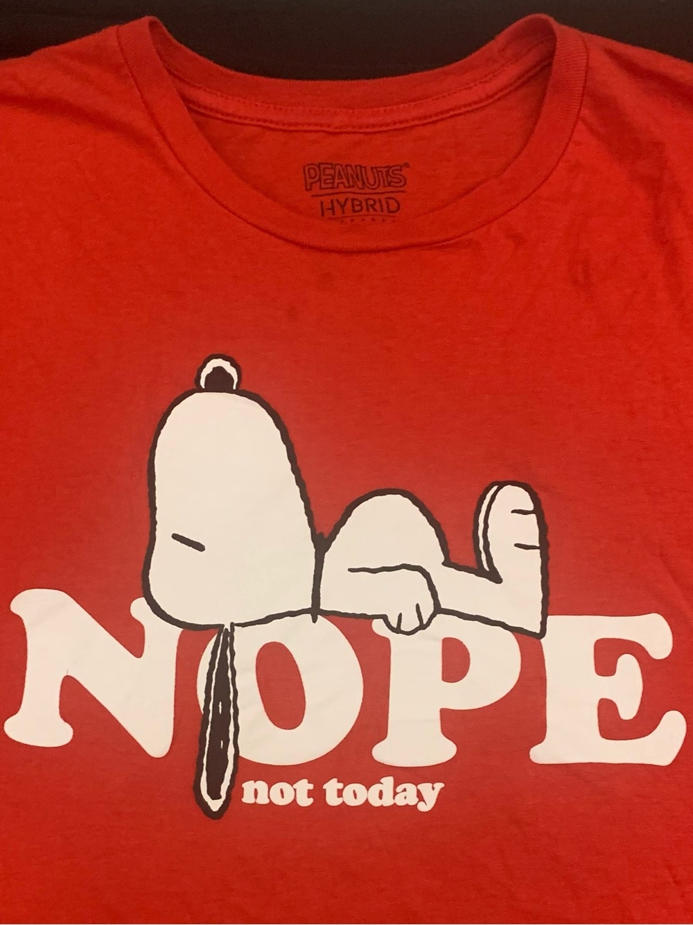 PEANUTS SS All Cotton NOPE Tee